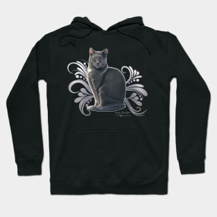 Grey Shorthair Cat Hoodie